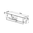 thumbnail image 2 of Mueble Tipo Rack Televisión 65" 27827-HBC Artesano MODERNO, 2 of 3