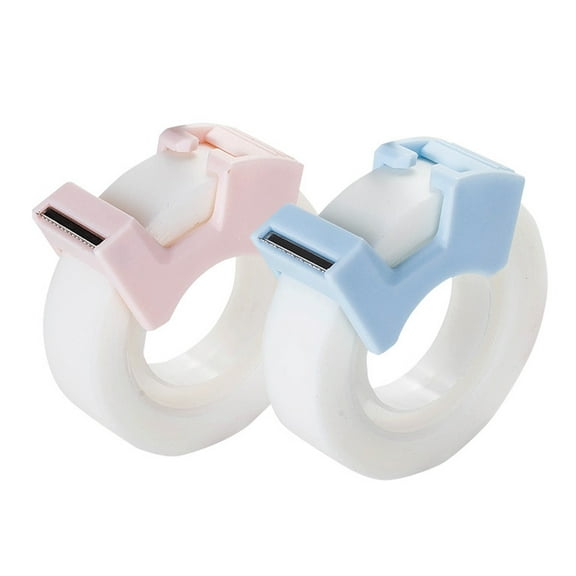 TIERPOP 2Pcs Multifunctional Writable Invisable Tape Set with Refillable Tape Dispenser