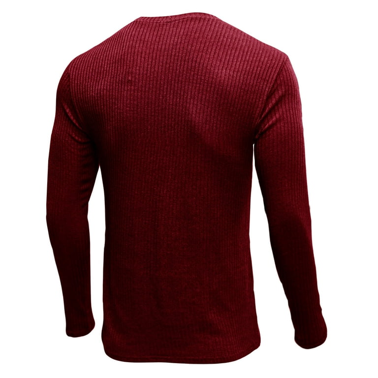 Men Hooded Shirts Solid Color Autumn Long Sleeve Top Casual