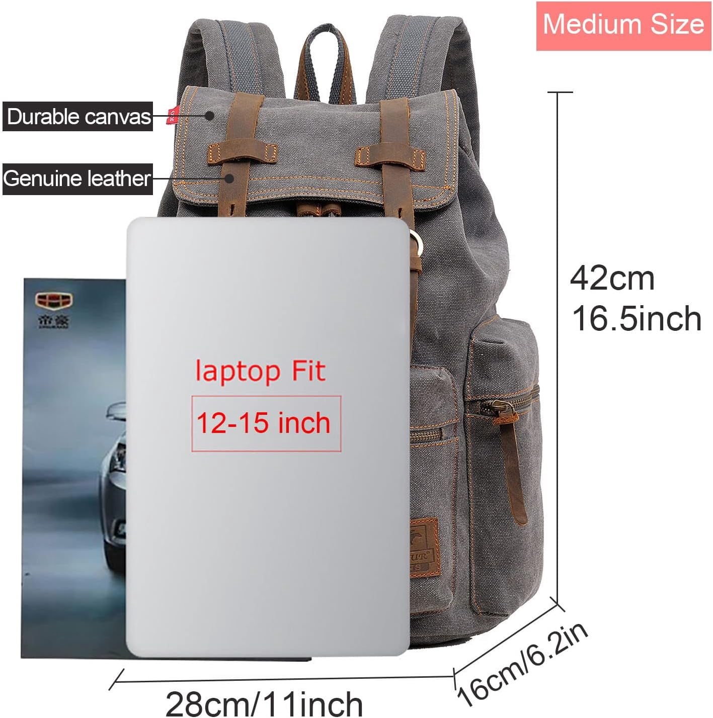 augur 1028 men canvas travel backpack camping hiking bag High Capacity Vintage What you see in the pictures is exactly what you will be receiving. AUGUR High Capacity Canvas Vintage