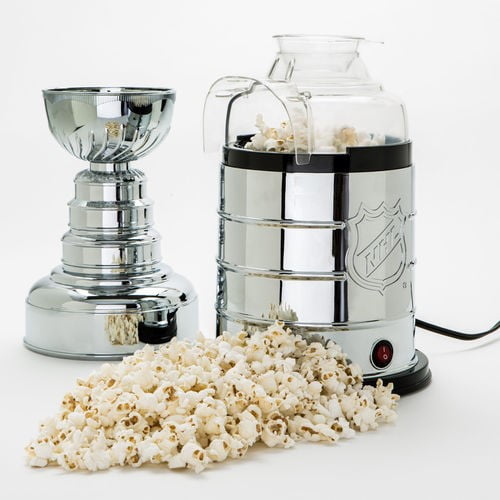 Imagination Beliggenhed leninismen Uncanny Brands NHL Stanley Cup Popcorn Popper - Snack Like A Champion -  Walmart.com