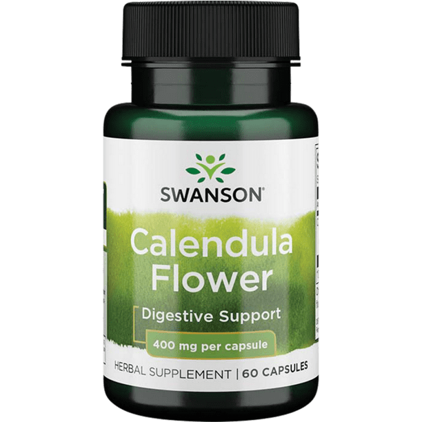Swanson Full Spectrum Calendula Flower (Marigold) 400 mg 60 Capsules