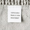 thumbnail image 3 of Beatrice Home Fashions Medallion Chenille, Queen, Gray, 3 of 5