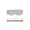 thumbnail image 3 of INSPIRE CHIC 2Pcs Women Interlock 8-shaped Faux Leather Buckle Elastic Waist Belts, 3 of 7