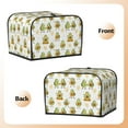 thumbnail image 3 of Uemuo Lovely Avocado Print Toaster Cover 4 Slice, Small Kitchen Appliance Covers, Toaster Oven Cover with Loop, Bread Machine Cover Dust Cover Protection, 3 of 7
