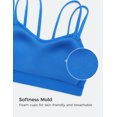 thumbnail image 3 of CRZ YOGA Softness Butterluxe V Neck Sports Bras for Women Workout Top Wireless Yoga Bras, 3 of 6