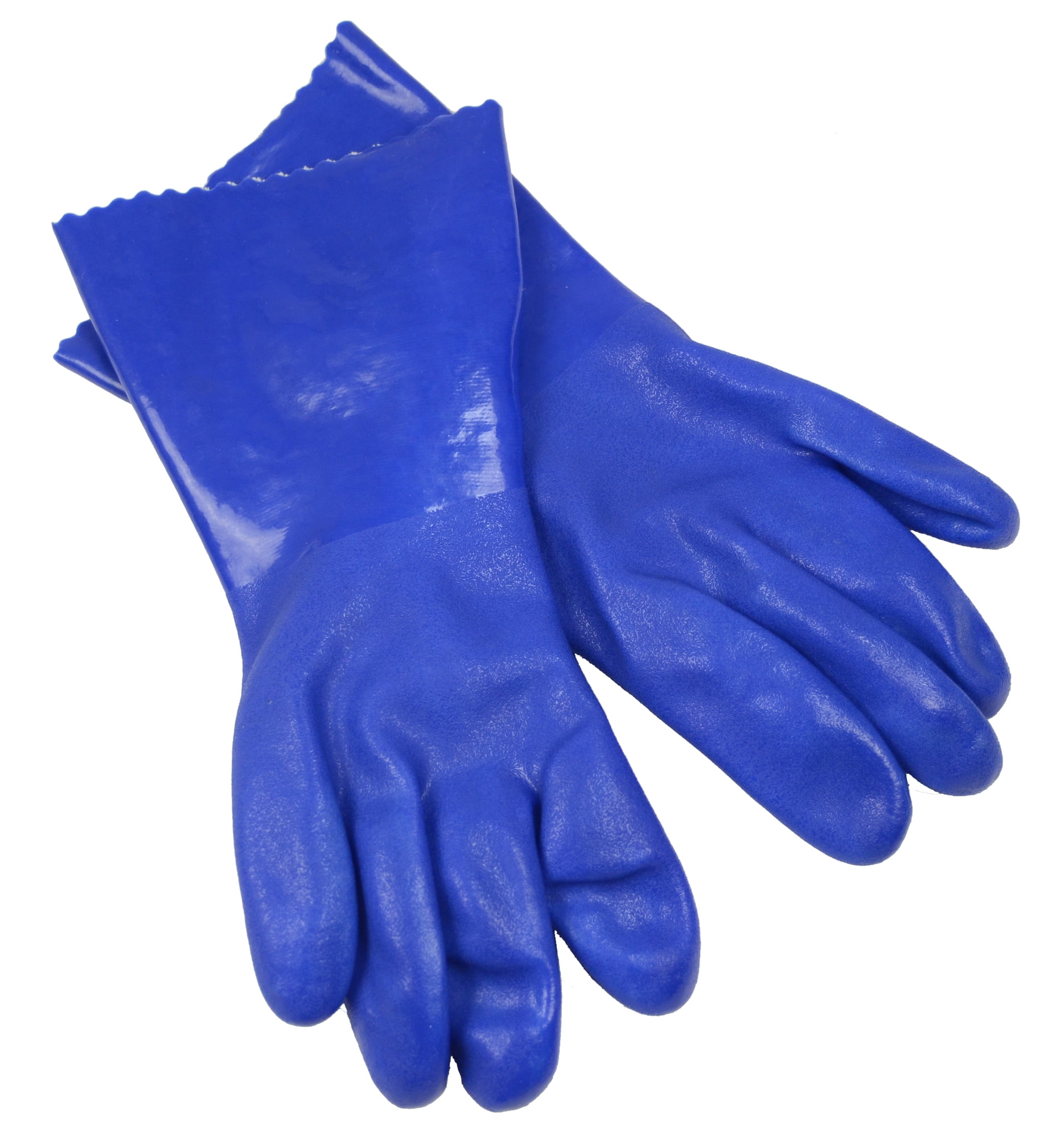 Casabella Heavy Duty Household Gloves in a Deep Blue, One Size Fits All