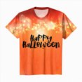 thumbnail image 6 of TOWED22 Halloween Shirts for Women Magical Halloween Shirt Cute Ghost Graphic Tees Spooky Season Casual Short Sleeve Fall Tops(Orange,XL), 6 of 9