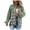Green, variant on jsaierl Women Jean Jacket Long Sleeve Button Down Plaid Oversized Denim Shacket Jackets