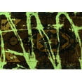 thumbnail image 1 of Ahgly Company Indoor Rectangle Abstract Green Modern Area Rugs, 7' x 10', 1 of 4