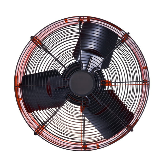 KFFKFF 16-Inch Gable Mount Attic Fan with Adjustable Thermostat & Protective Mesh, 2940 CFM Ventilation for Spaces up to 4200 Sq.Ft, Quiet Cooling Solution for Roofs, Garages, and Workshops