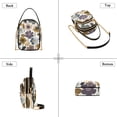 thumbnail image 3 of FORMRS Crossbody Bag for Women Quilted Travel Shoulder Cell Phone Purse with Chain Strap Handbag, Colorful Floral, 3 of 7