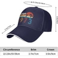 thumbnail image 3 of 50yr Birthday Aprily 1975 Limited Edition 50th Hat Denim Baseball Cap, 3 of 8
