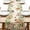 Animal, variant on Vintage Flower Birds Dining Table Runner, Green Elegant Floral Bluebird Robin Burlap Kitchen Decoration, Spring Summer Farmhouse Retro Indoor Outdoor Home Decor Party Supply 13 x 72 Inches