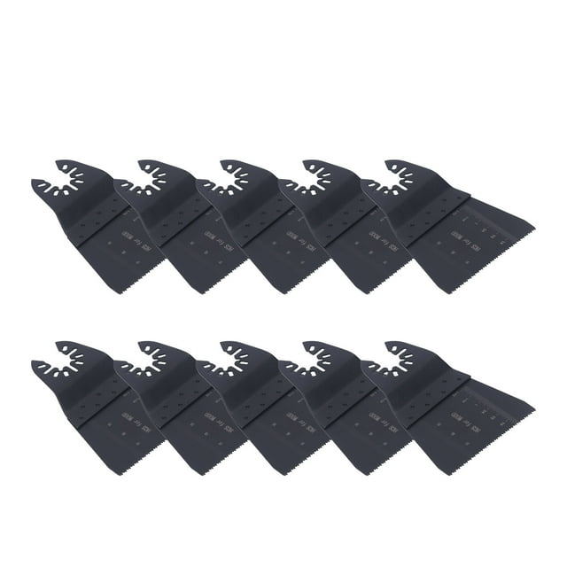 Pièces d'Outils Électriques, 10 Pcs Lames Oscillantes Outils Oscillants Lames de Scie à Libération Rapide Matériaux Écologiques