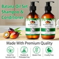thumbnail image 5 of Aliver Batana Shampoo and Conditioner Set | Reduce Breakage Deep Moisturizing for Men & Women 10.56 fl.oz X2, 5 of 10