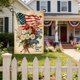 thumbnail image 1 of Patriotic Garden Flag Outdoor Decoration American Flag Banner Stars and Stripes Yard Decor for Independence Day Memorial Day Fourth of July Party Supplies Patriotic Home Decor Festive Celebration, 1 of 7