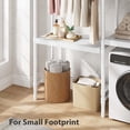 thumbnail image 4 of Over The Washer and Dryer Storage Shelf, 5 Tier Wood Laundry Room Organization and Storage, Adjustable Height Shelf Freestanding Space Saver and Organization Shelves for Home Storage and Decor, 4 of 8