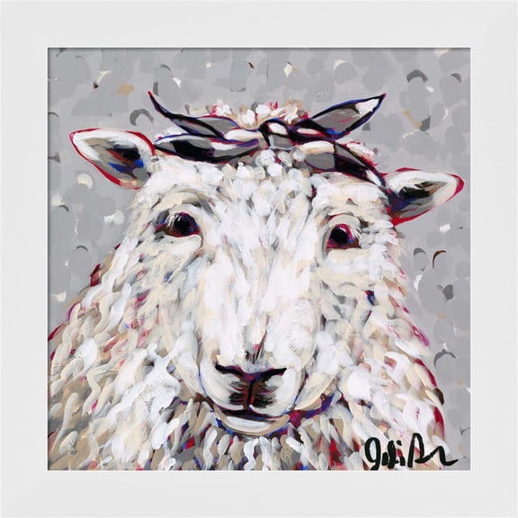 Great Art Now Farm Pop-Shelly by Jodi Augustine, Framed Wall Art, 14W x 14H