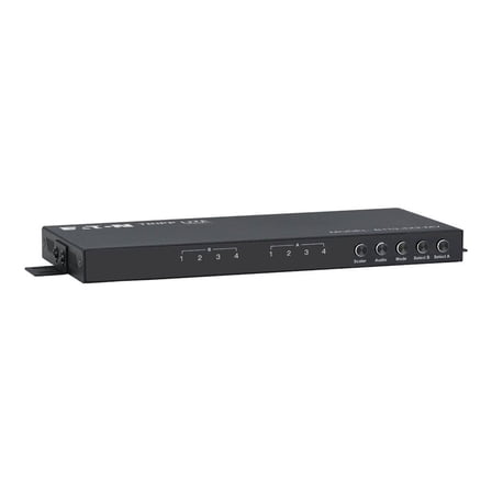 Tripp Lite series 4x2 Matrix Switch with Quad Multiviewer - 4K 30 Hz, 4:4:4, Seamless Switching, Scaling, Audio Out, RS-232 & Remote Control - 3840 x 2160 - 4K, 4K UHD - 1080p4 x 2 - Monitor, PlayS...