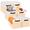 Beige, variant on Criusia 6 Pack Large Cube Storage Bins for Shelves, Foldable Fabric Storage Cubes with Handles, Closet Organizers and Storage Bins for Clothes, Toys, Towels & Linen, Gray