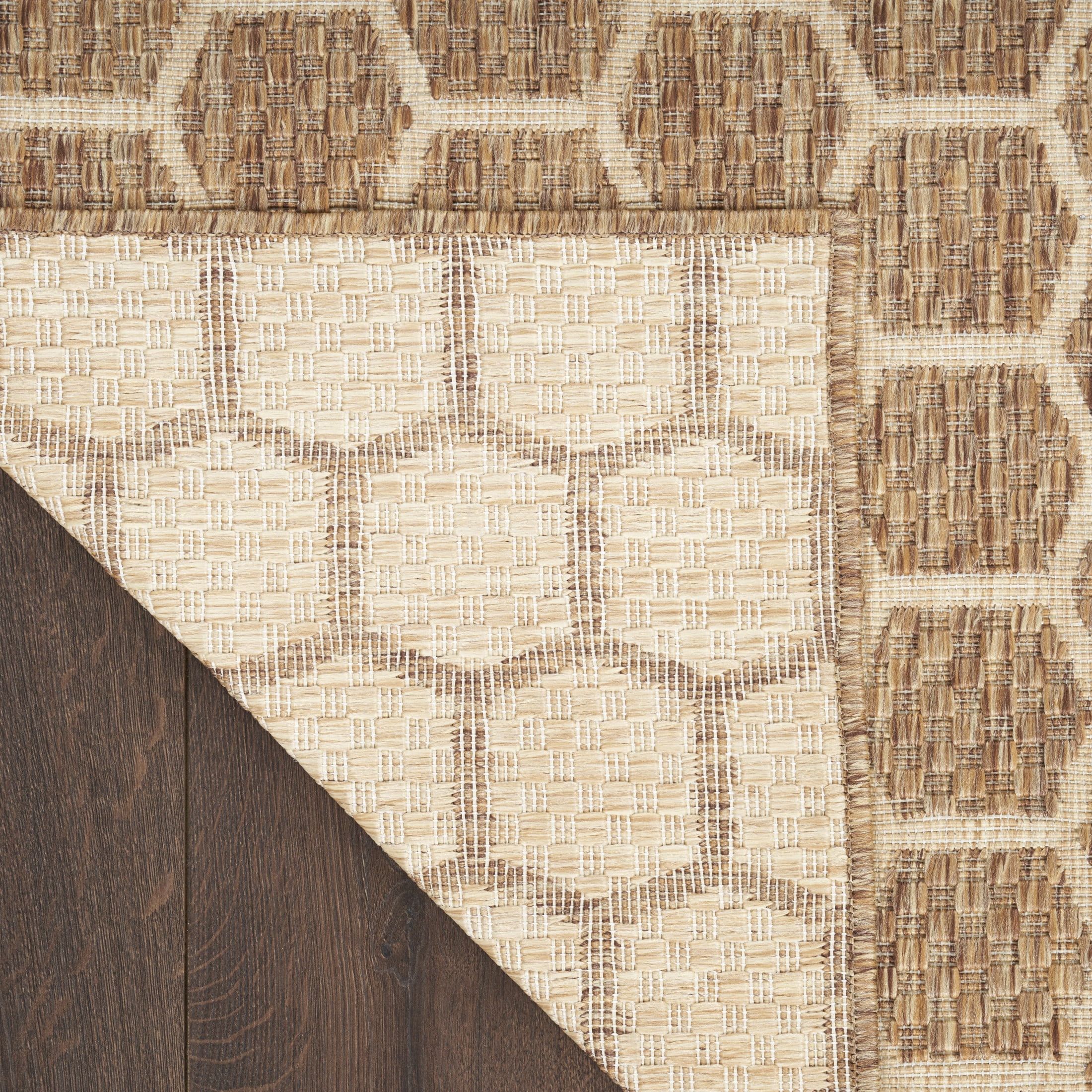 Nourison Twist Reversible 9' x 12' Natural Modern Rug