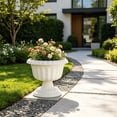 thumbnail image 5 of Plastic Planter Pot for Indoor Outdoor, Vintage Style Decorative Flower Pot with Drainage Holes, Lightweight Hydroponic Tower Plant Container for Home Patio Garden, 5 of 6