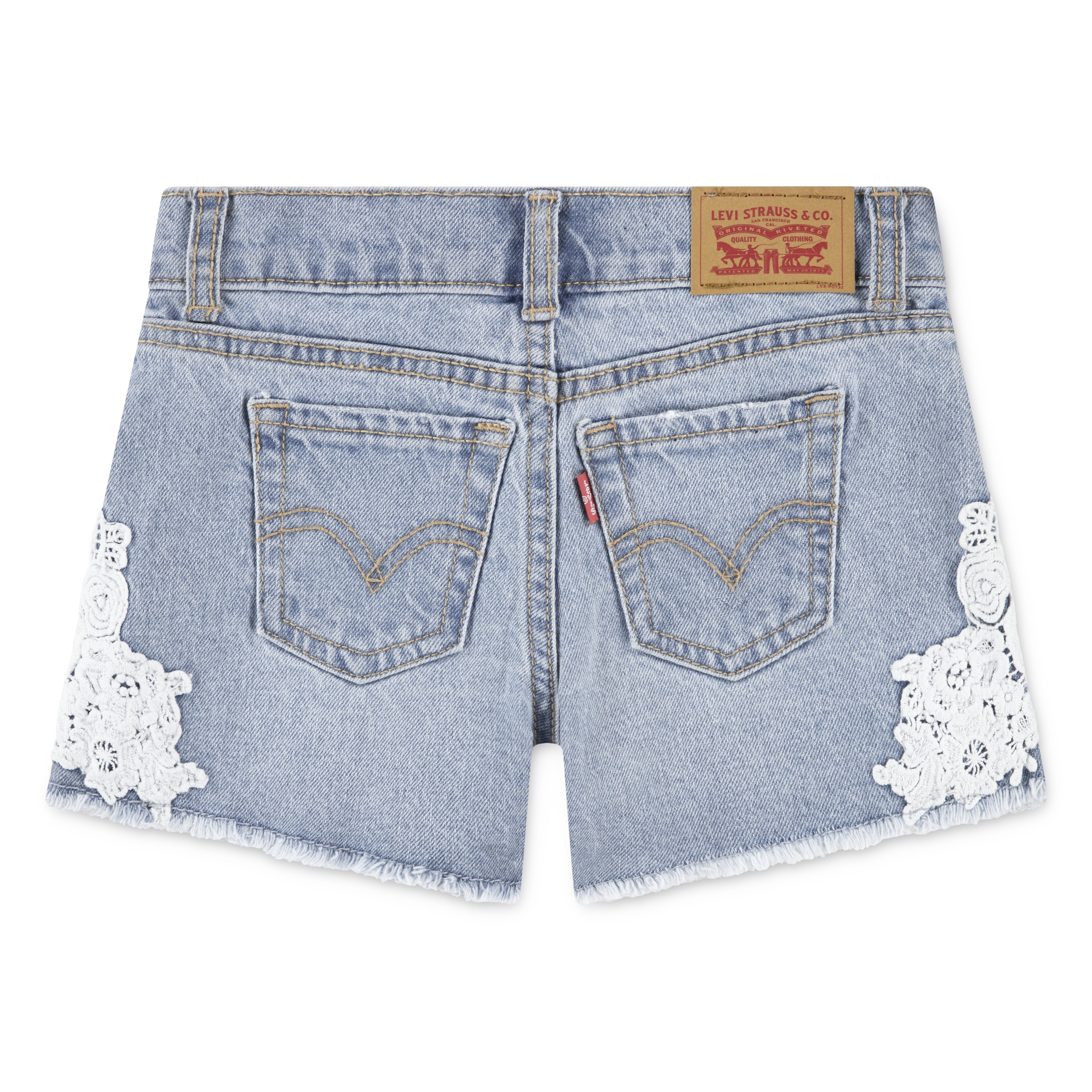 Levi Girls Printed A-Line Shorts, Sizes 4-16