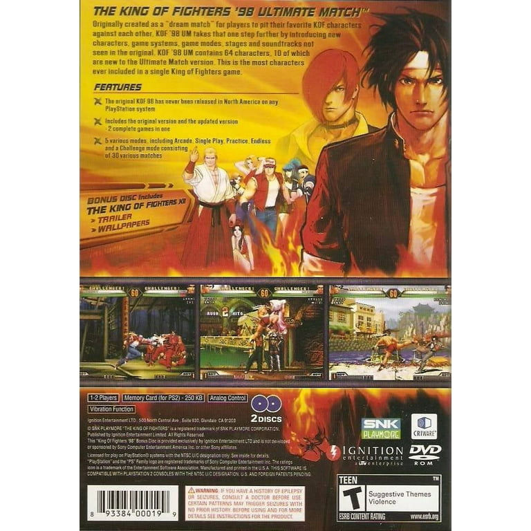 Buy The King of Fighters '98 Ultimate Match for PS2