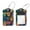 multicolored 1, variant on PhooArto 2 PCS Luggage Tag for Suitcase Bag Tags for Backpacks Baggage Handbag School Instrument Tag Label, Skull and Flowers Pattern