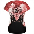 thumbnail image 2 of Berserker Viking's Blood Odin's Ravens All Over Womens T Shirt Multi LG, 2 of 2