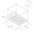 thumbnail image 3 of DHP Modern Metal Canopy Bed, 3 of 9