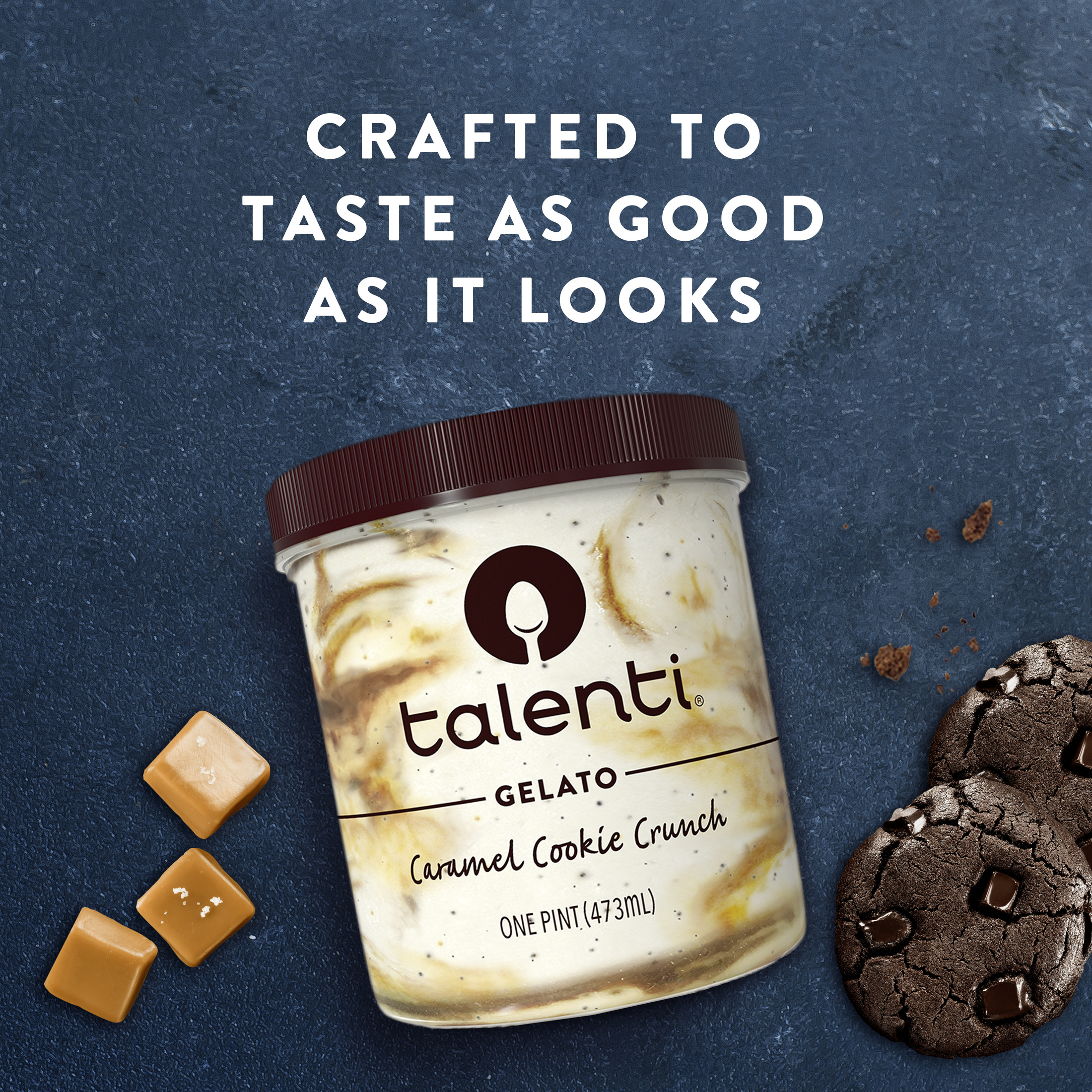 Talenti Gelato Non-GMO Caramel Cookie Crunch Frozen Dessert Kosher Milk, 16 oz - image 5 of 16