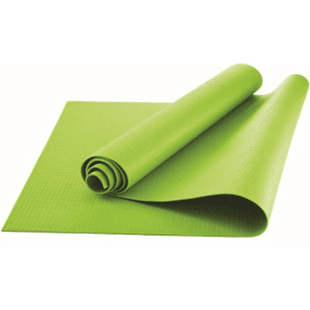 Athletic Works Yoga Mat, Lime Green, 3mm