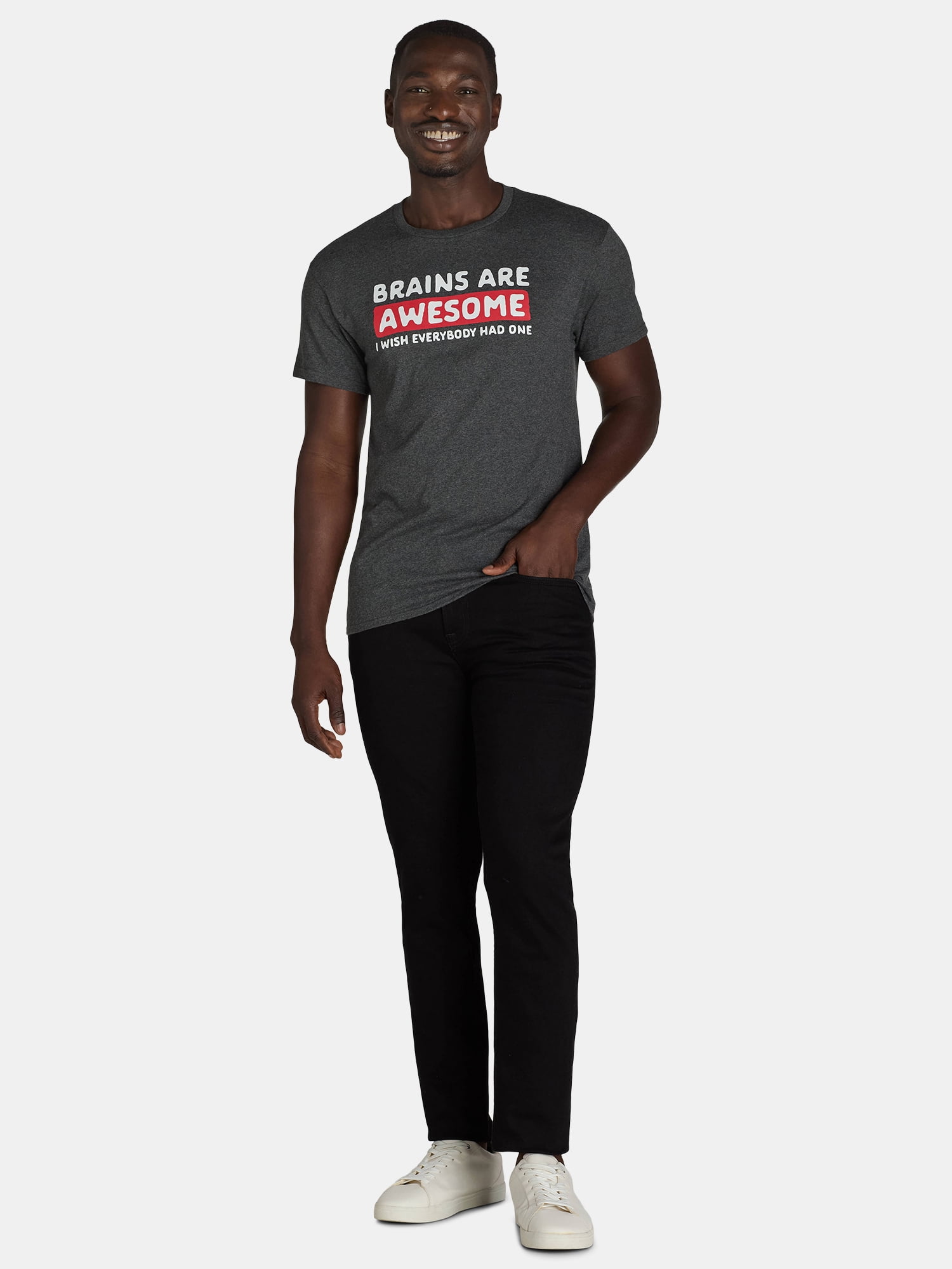 everyone pocket tee shirt(BLACK) XL