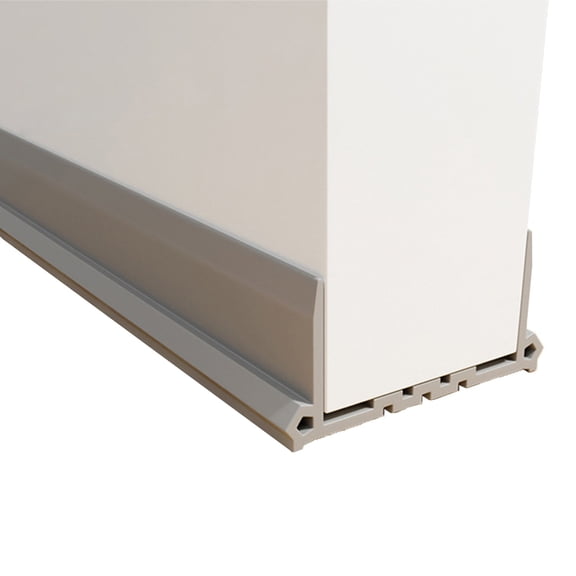 Pvc Flexible Door Bottom Sealing Strip Under Door Draft Stopper Sealing Strip Gray