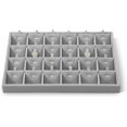 thumbnail image 1 of Stackable Jewelry Organizer Trays  Velvet Drawer Jewelry Organizer Premium Earring Organizers And Storage Luxury Gemstone Storage Grey Jewelry Tray, 1 of 5