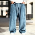 thumbnail image 3 of RUTAYY Men's Corduroy Pants Casual Comfort Straight Leg Solid Color Everyday Wear Durable Bottoms Business Trendy Classic Trousers, 3 of 9