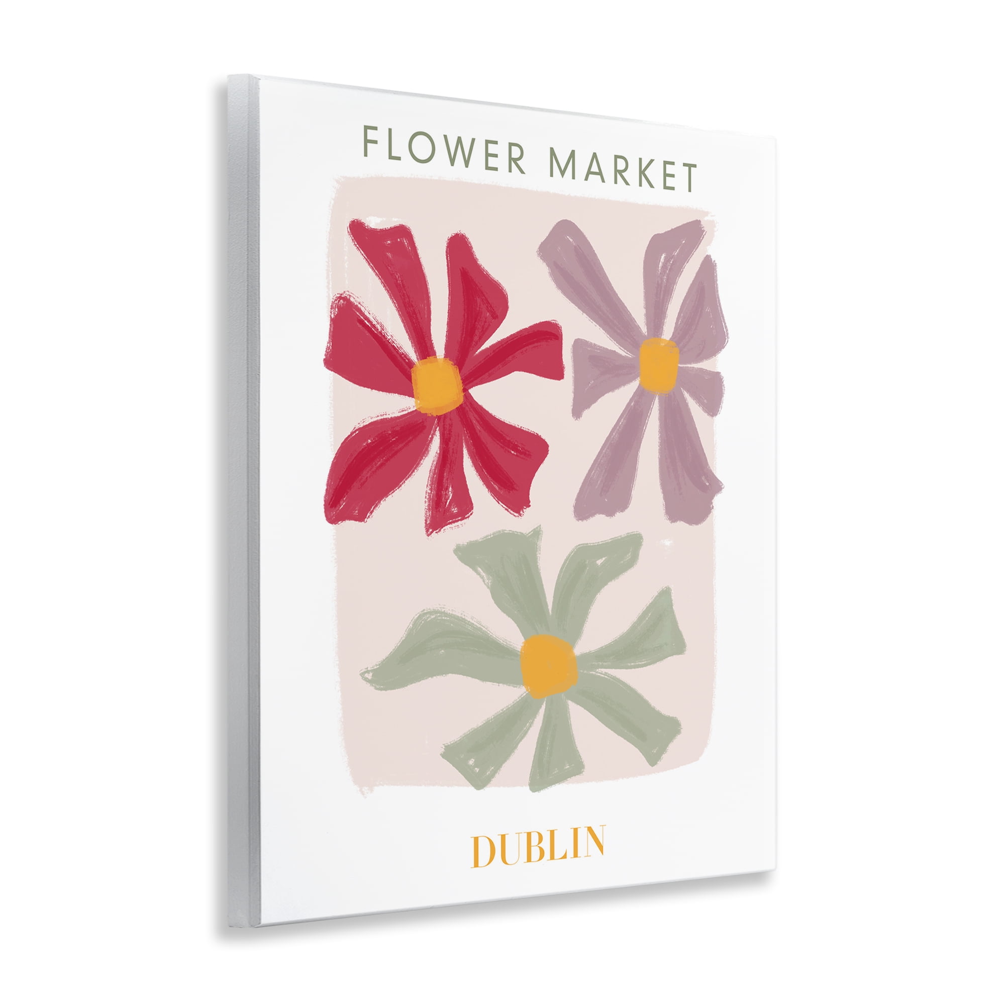 Stupell Industries Muted Dublin Flower Market Wall Plaque Art, design by Lucille Price