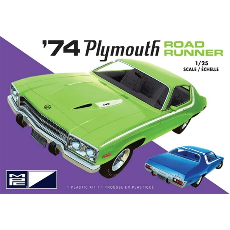 mpc 1/25 プリムス・ロードランナー 1974年型 新品 シュリンク未開封 MPC 1/25 1974 Plymouth Road Runner Model Car Kit for Adults