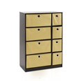 thumbnail image 3 of Furinno 13089EX/LB Armoire de Rangement Eco avec Bacs, Espresso/brun Clair, 3 of 5