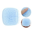 thumbnail image 4 of Unique Bargains 1 Pc Handle Grip Massage Hair Brush for Head Massage 3.15"x3.15"x2.36" Blue, 4 of 6