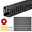 Black-1.18" Hx1.57"W, 15.4''L(8 Pc), variant on Cable Covers Grey 1.97" Hx1.97"W, 15.4''L(2 Pc) Cord Management