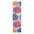 thumbnail image 2 of World Rug Gallery Modern Floral Circles Multi 2' x 7' Runner Rug, 2 of 7