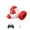 Red, variant on Rolling And Rotating Remote Control Car With Double Sided Drive High Speed Wireless Stunt Vehicle Led Lights And Sound Effects For Family Play Climbing And Drifting