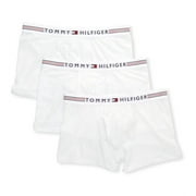 Men's Tommy Hilfiger 09T3600 Stretch Pro Trunks - 3 Pack (White M)