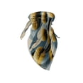 thumbnail image 4 of Ambesonne Floral Eucalyptus Unisex Bandana, Summery Thistles, , Mustard Blue Grey Cream, 4 of 4
