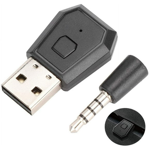 Wireless Bluetooth Adapter, Audio Transmitter Adapter, Bluetooth 4.0 Headsets Receiver, Long Range Dongle Receiver and Transmitter, for PS4 for Xbox Wireless Controller/Headset
