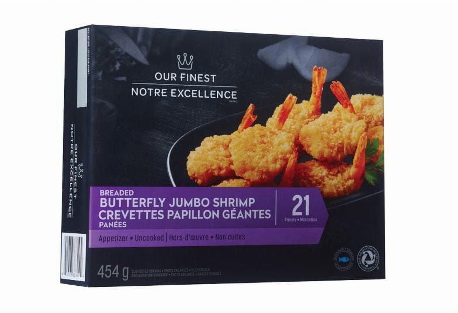 Our Finest Breaded Butterfly Shrimp, Our Finest Breaded Butterfly Shrimp