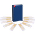 thumbnail image 1 of WRISTBIQUE 10Pcs Dark Blue Saxophone Reeds Strength 2.5 Hand Made Compact Instrument Accessories, 1 of 8